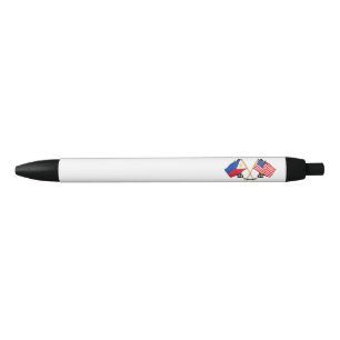 Philippine American Flag Filipino Heritage Vintage Pen