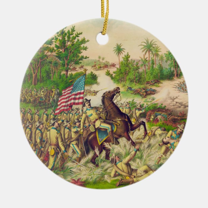 Philippine American War Battle of Quingua 1899 Christmas Tree Ornaments