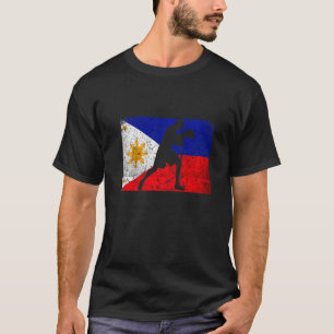 Philippine Boxing Philippine Flag Boxing Filipino T-Shirt