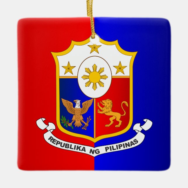 Philippine COA Ceramic Ornament (Front)