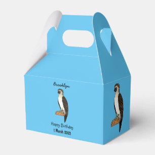 Philippine eagle bird cartoon illustration  favor boxes