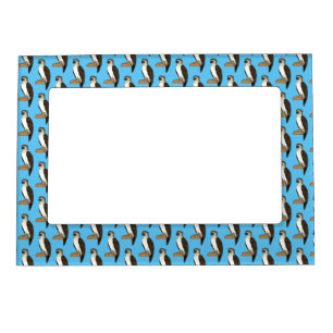 Philippine eagle bird cartoon illustration magnetic frame