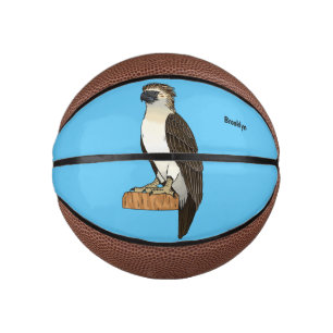 Philippine eagle bird cartoon illustration mini basketball