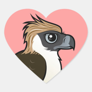 Philippine Eagle Heart Sticker