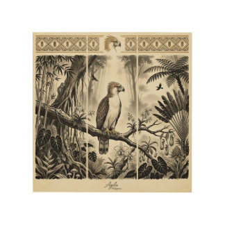 Philippine Eagle Triptych Wall Art
