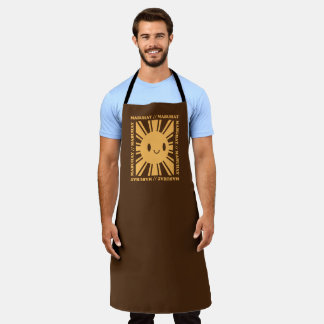 Philippine Filipino Sun Smile Mabuhay Tagalog Apron