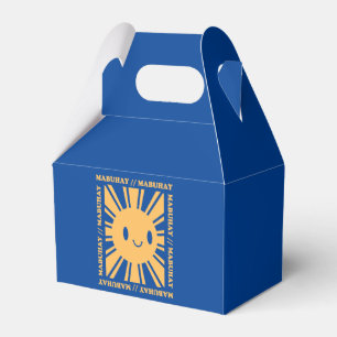 Philippine Filipino Sun Smile Mabuhay Tagalog Favor Boxes