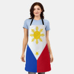 Philippine Flag All-over Print Apron at Zazzle