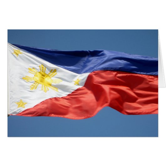 philippine flag blue cards (Front Horizontal)