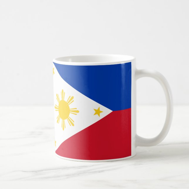 Philippine Flag Ceramic Coffee Mug (Right)