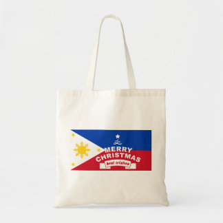 Philippine Flag Christmas: Merry Christmas & Best Tote Bag