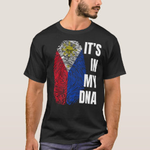 Philippine Flag Dna Fingerprint Philippines T-Shirt