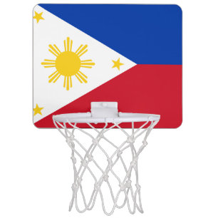 Philippine flag mini basketball hoop