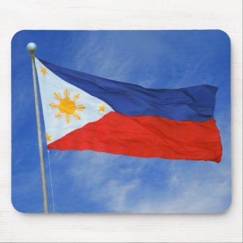 Philippine Flag Mouse Pad by tempera70 at Zazzle