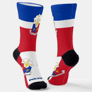 Philippine Flag Patriotic, Sustainable Philippines Socks