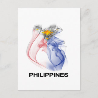 PHILIPPINE FLAG smoke Postcard