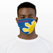 Philippine Flag Sun Independence Day Adult Cloth Face Mask (Worn)