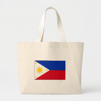 Philippine Flag T-shirts and Gifts Large Tote Bag