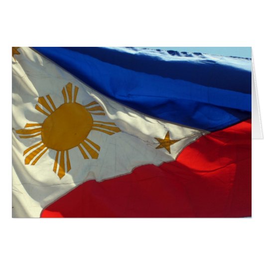 philippine flag wave cards (Front Horizontal)