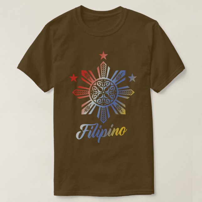 Philippine Gift Filipino Tribal Pinoy Pride T-Shirt (Design Front)