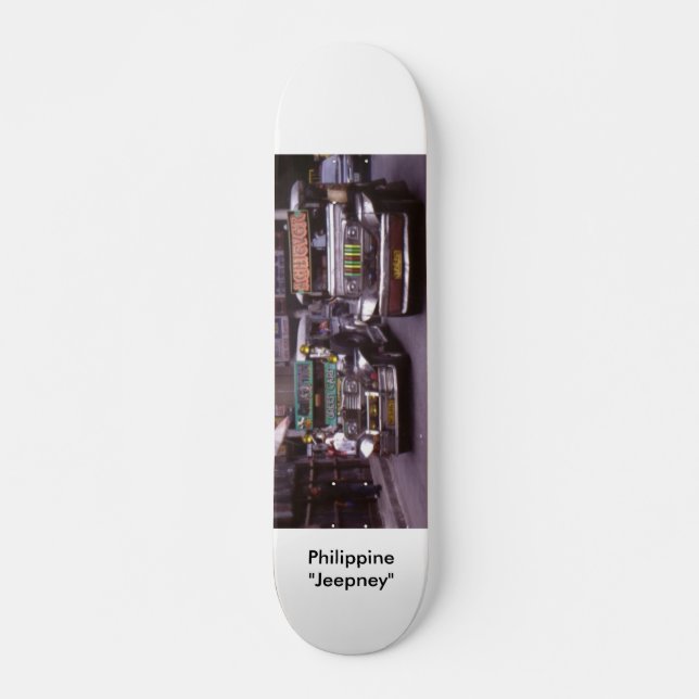 Philippine "Jeepney" Skateboard Deck (Front)