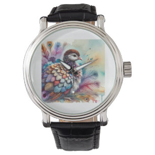Philippine megapode 161024AREF138 - Watercolor Watch