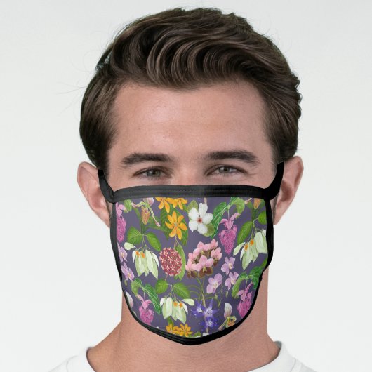 Philippine Native Flowers Face Mask (Worn Him)