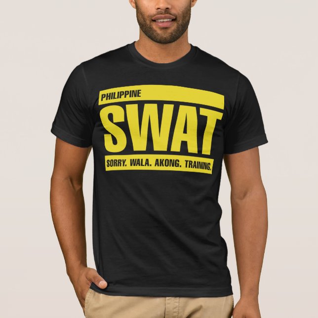 Philippine SWAT - Tagalog - Yellow T-Shirt (Front)