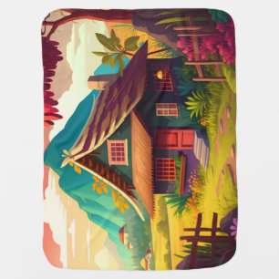 Philippine Traditional House-36543 Baby Blanket