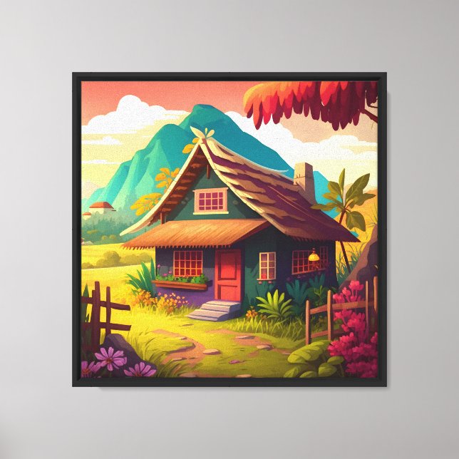 Philippine Traditional House-36543 Canvas Print (Front)