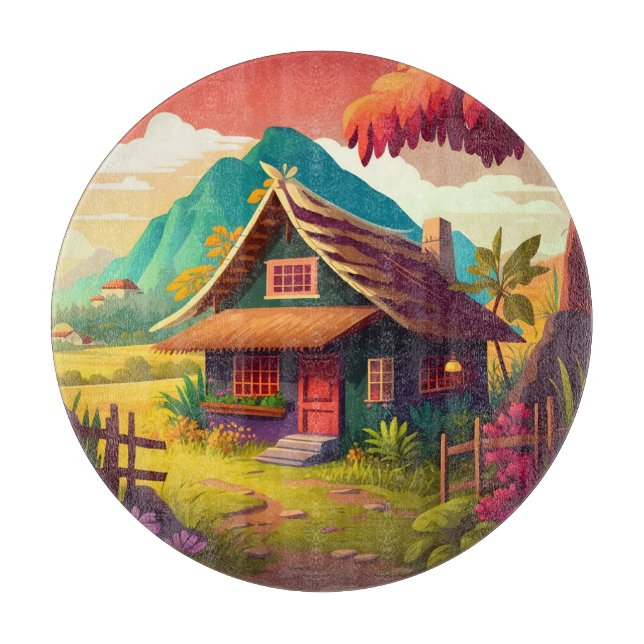 Philippine Traditional House-36543 Cutting Board (Front)