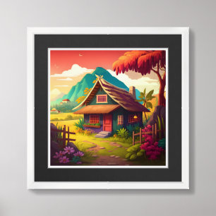 Philippine Traditional House-36543 Framed Art