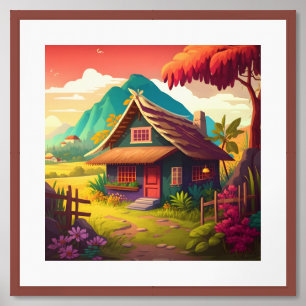 Philippine Traditional House-36543 Framed Art