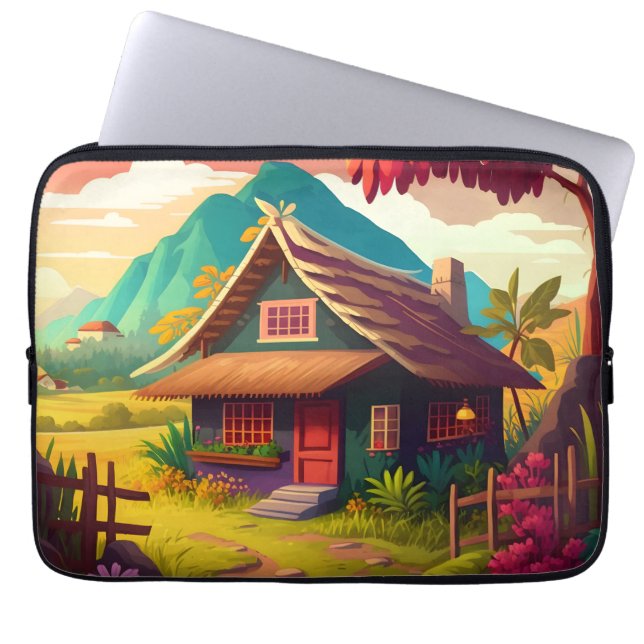 Philippine Traditional House-36543 Laptop Sleeve (Front)