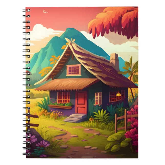 Philippine Traditional House-36543 Notebook (Front)