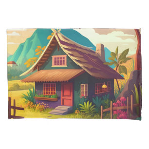 Philippine Traditional House-36543 Pillow Case