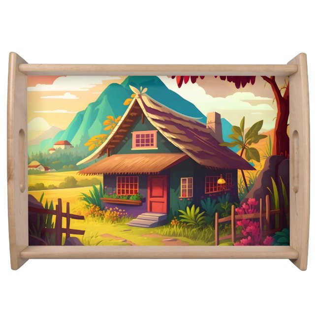 Philippine Traditional House-36543 Serving Tray (Front)
