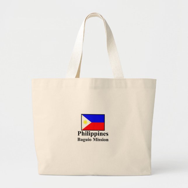 Philippines Baguio Mission copy Large Tote Bag (Front)