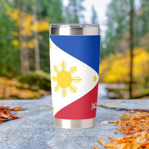Philippines bottle, patriotic Philippine Flag Insulated Tumbler