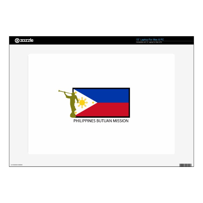 PHILIPPINES BUTUAN MISSION LDS CTR 15" LAPTOP DECALS