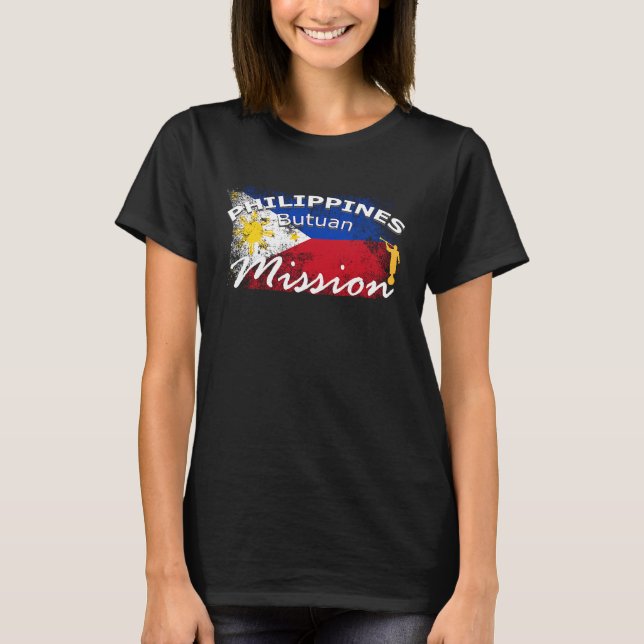Philippines Butuan Mormon LDS Mission Missionary I T-Shirt (Front)