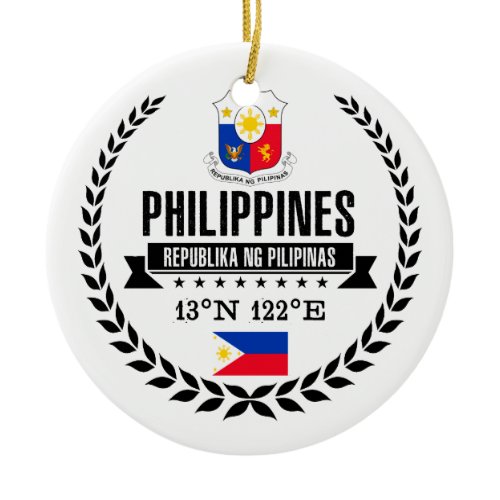 Philippines Ceramic Ornament