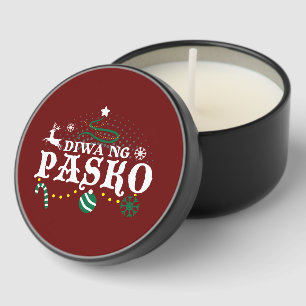 Philippines Christmas - Diwa ng Pasko Mini Candle Favors