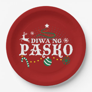 Philippines Christmas - Diwa ng Pasko Paper Plates