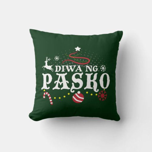 Philippines Christmas _ Diwa ng Pasko Throw Pillow
