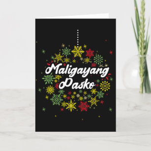 Philippines Christmas Maligayang Pasko Card