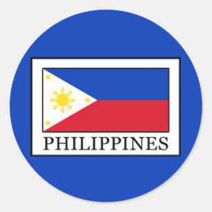 Philippines Classic Round Sticker