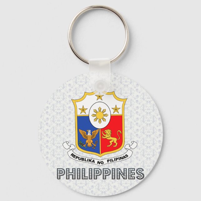 Philippines Coat of Arms Keychain (Front)