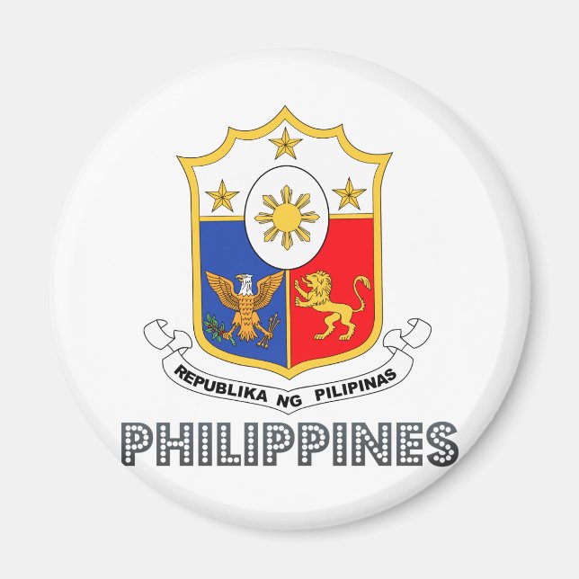 Philippines Coat of Arms Magnet (Front)