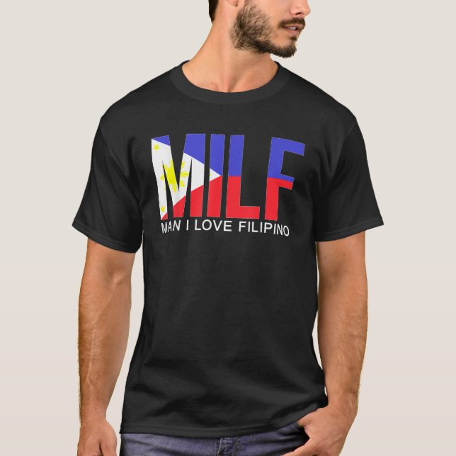 Philippines Country Flag Adult Joke Dirty Gag Fili T-Shirt (Front)